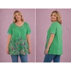 Kép 4/5 - Csipke&Lepke felső - FŰZÖLD- 46-52 méret