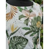 Kép 4/8 - Filodendron mintás, madeira betétes ruha&tunika - ZÖLD - 42-46 méret