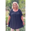Kép 2/7 - ESMERALDA blúz - FEKETE - 54-60 méret