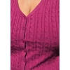 Kép 6/7 - EXCLUSIVE, gombos kardigán - FUXIA - 44-50 méret