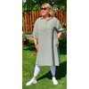 Kép 6/8 - HOSSZÚ, ing-tunika - KHAKI - 50-56 méret