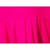 Kép 6/7 - Elöl ráncolt,zsebes OVER SIZE pamut ruha - MAGENTA - 56-62 méret