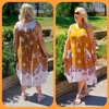 Kép 1/9 - MESEVIRÁG mintás, kánikula ruha - 48-54 méret