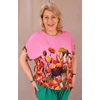 Kép 5/7 - Tulipán és pipacs - PINK - blúz 42-48 méret