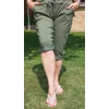 Kép 3/7 - Gumis derakú, halásznadrág - KHAKI - 48-54 méret