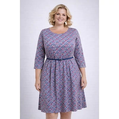 Gyűrű-rács mintás egyberuha 