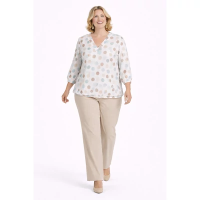 Jégselyem pöttyös felső BABAKÉK - 50-54 méret