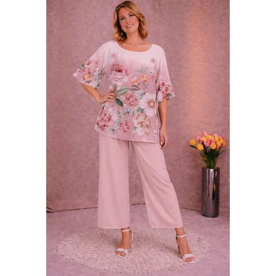 ANNA Alkalmi OMBRE SZETT - PÚDER- 48-54 méret