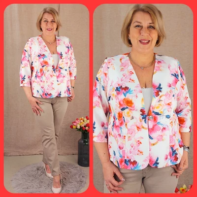 Virág mintás, ALKALMI blézer