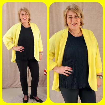 KLASSZIKUS blézer - VANÍLIA - 50-56 méret