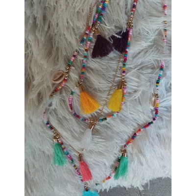 Vidám, színes, TRENDI nyaklánc 