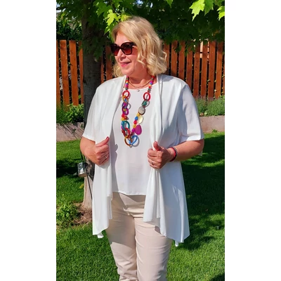 2 az 1-ben ALKALMI felső - FEHÉR - 48-56 méret