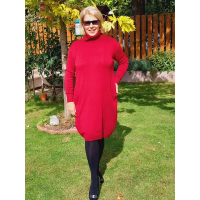 Garbós ruha - BORDÓ - 46-54-méretig