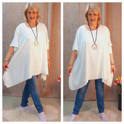 PRAKTIKUS alkalmi blúz - FEHÉR - 50-58 méret