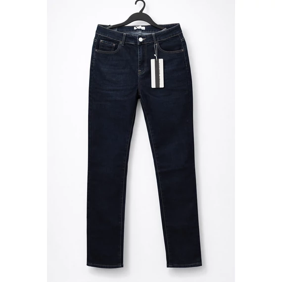 Egyenesszárú sötétkék farmernadrág