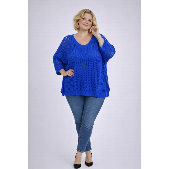 Cérna, kötött, felkapóka - KIRÁLYKÉK- 46-54 méret