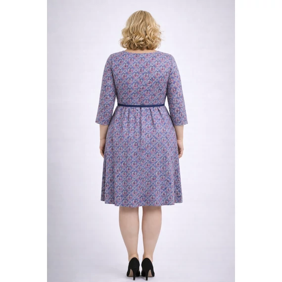 Gyűrű-rács mintás egyberuha 