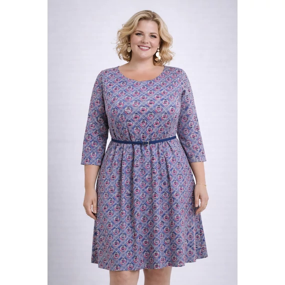 Gyűrű-rács mintás egyberuha 