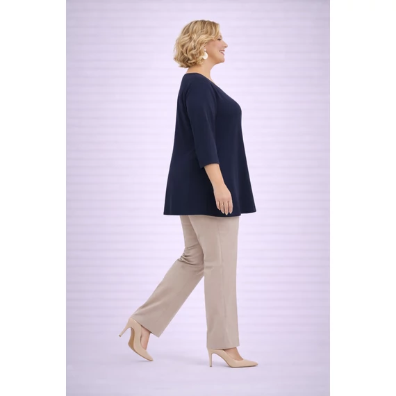 Kis Pillangó - SÖTÉTKÉK- muszlin blúz 48-56-os méret