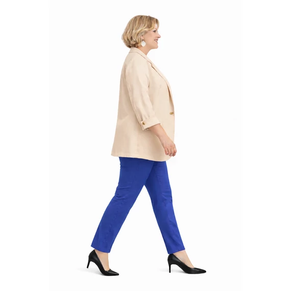 Elegáns, 1 gombos blézer - BÉZS- 48-54 méret