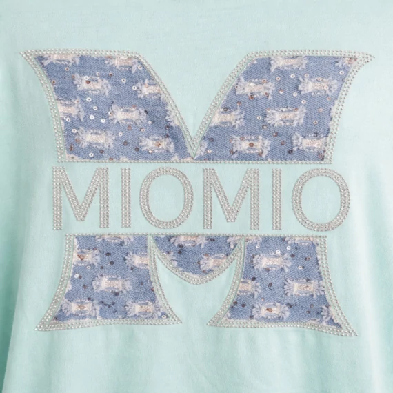 Hagyományos póló, strasszos M betűvel -BABAKÉK-48-52 méret