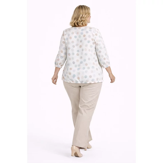 Jégselyem pöttyös felső BABAKÉK - 50-54 méret