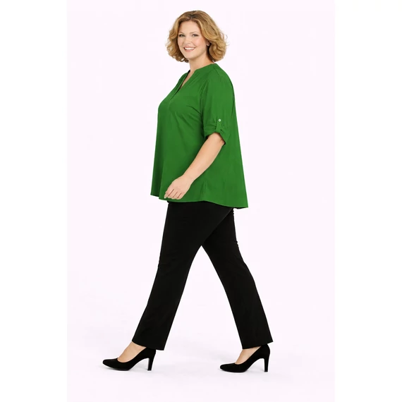 Álló galléros jégselyem felső - B.ZÖLD- 48-54 méret