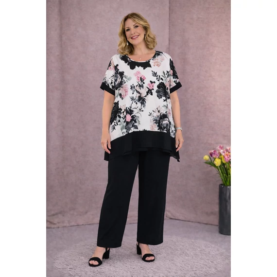 ANNA Alkalmi SZETT -FEKETE- 46-50 méret