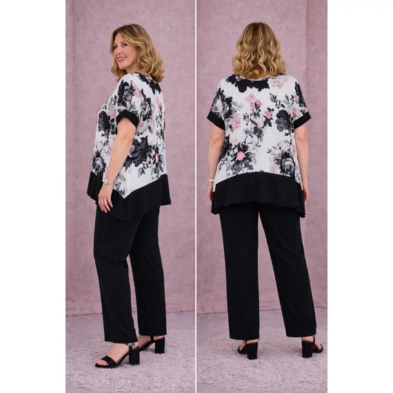 ANNA Alkalmi SZETT -FEKETE- 46-50 méret