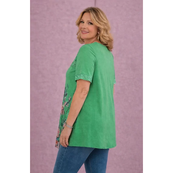 Csipke&Lepke felső - FŰZÖLD- 46-52 méret