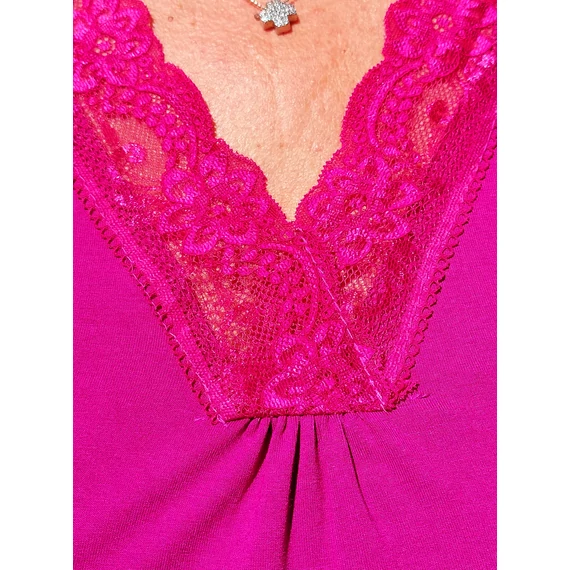 CSIPKE, V-nyakas felső - MAGENTA - 50-58 méret