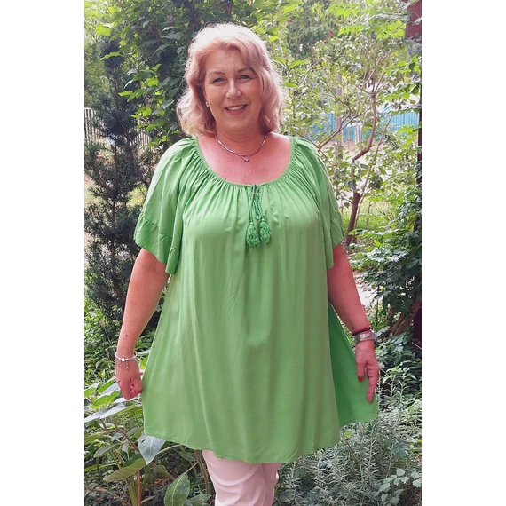 ESMERALDA blúz - ALMAZÖLD - 54-60 méret