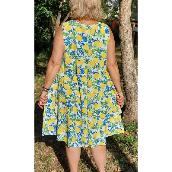 POSITANO ruha - Reneszánsz citrom mintás - 48-54 méret