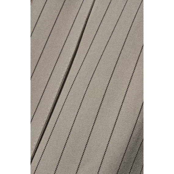 ELEGÁNS, halszálka csíkos blézer  - BÉZS  - 52-60 méret