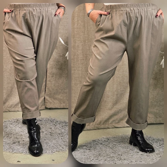 Gumis derekú nadrág - TÓP - OS 50-56-os méret