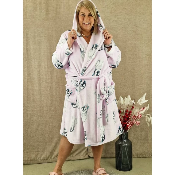 Kapucnis, mikroplüss KÖNTÖS 