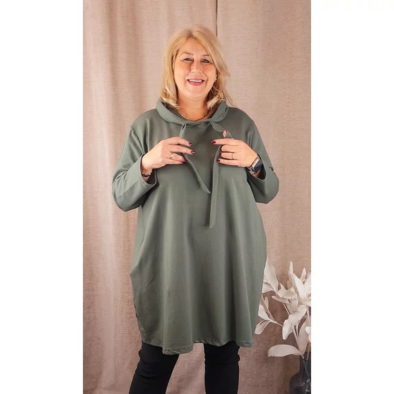 Pamut, KAPUCNIS tunika - KHKAI - 48-54 méret
