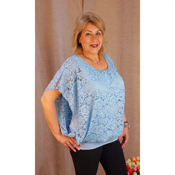 BABAKÉK  Csupa csipke felső, 48-58 méret