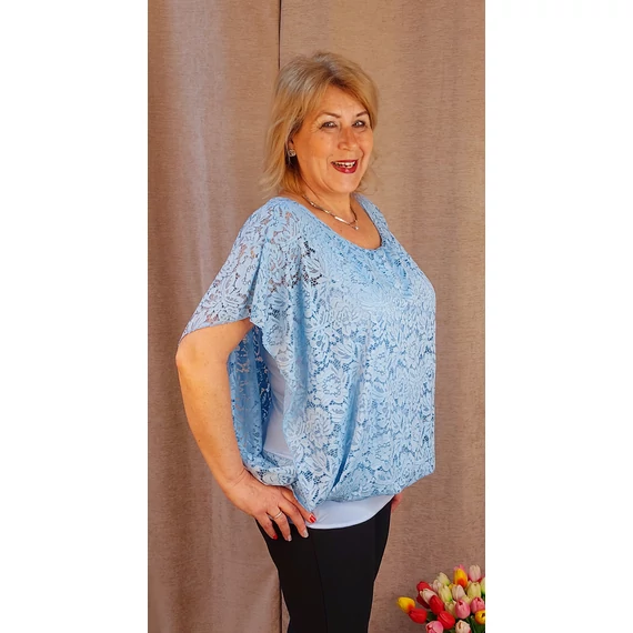 BABAKÉK  Csupa csipke felső, 48-58 méret