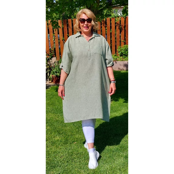 HOSSZÚ, ing-tunika - KHAKI - 50-56 méret