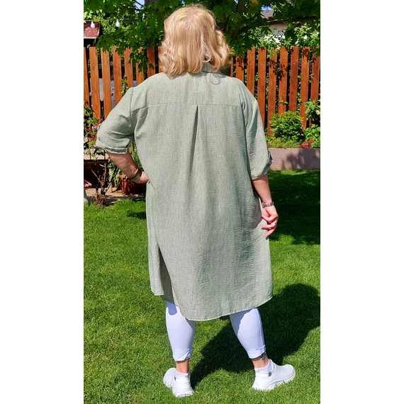 HOSSZÚ, ing-tunika - KHAKI - 50-56 méret