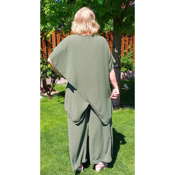 Nyári SZETT 8. átlapolt - KHAKI - 48-56 méret