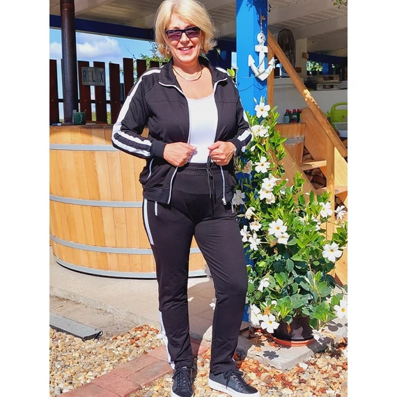 Jogging FEKETE & FEHÉR csíkok