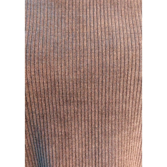 Kord kámzsás nyakú pulóver - MÉLYFEKETE - 48-52 méret