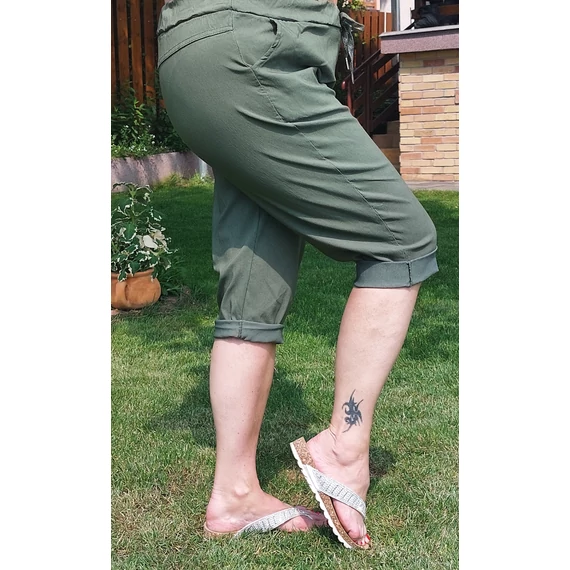 Gumis derakú, halásznadrág - KHAKI - 48-54 méret
